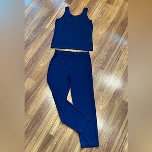 Chico’s Travelers Navy Pants and Tank Set